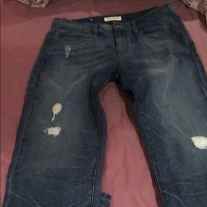Banana republic high distressed boyfriend jeans